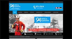 Desktop Screenshot of opticaalemana.com.pe
